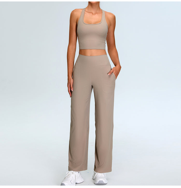 Lino Khaki Light Workout Set
