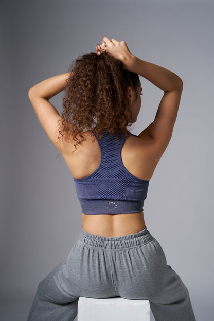 Snugflex Indigo Sports Bra Workout Set